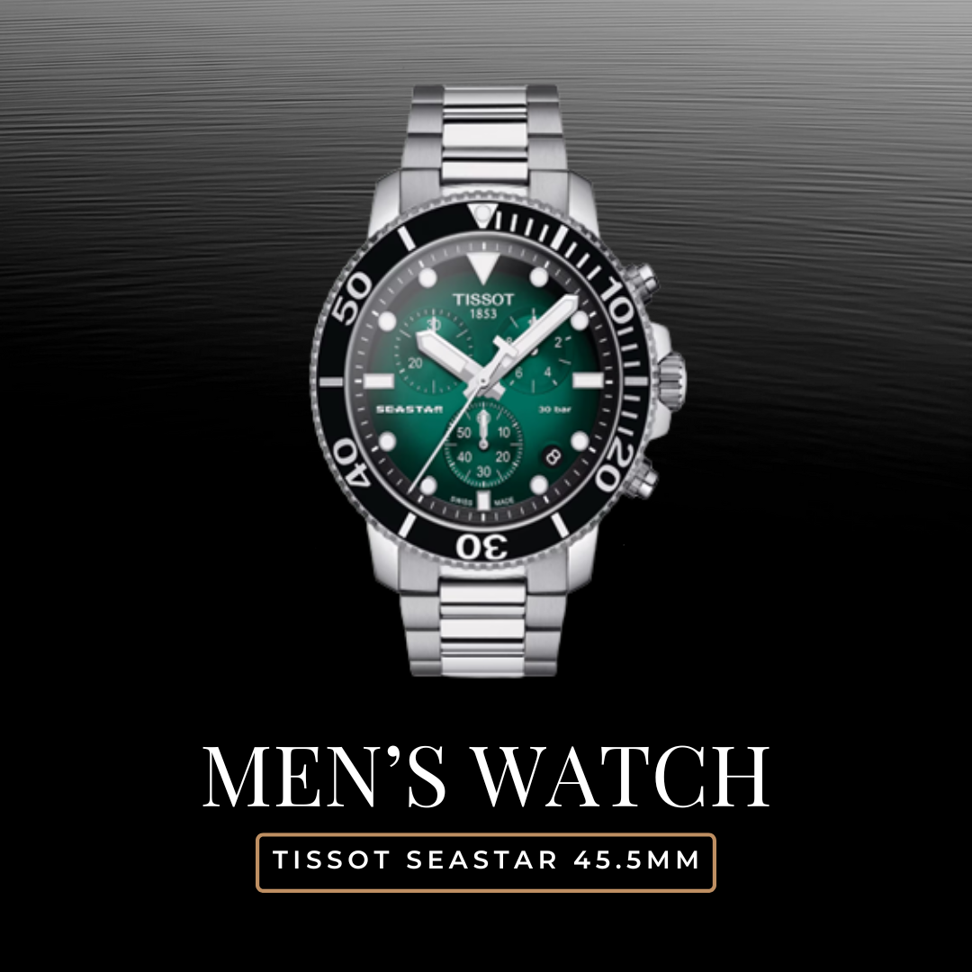 Tissot Seastar 1000 Chronograph – 45.5mm Men’s Watch (Model T120.417.11.091.01)