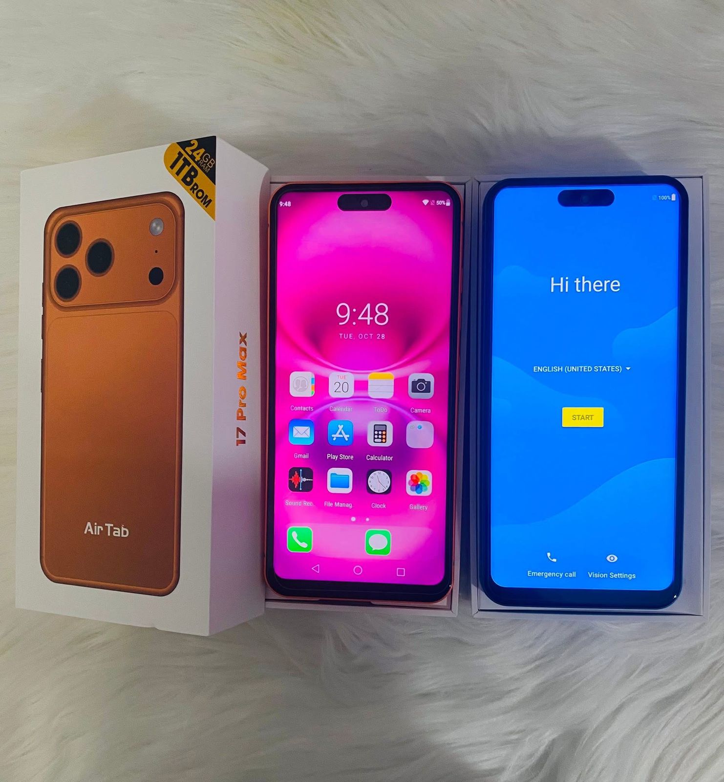 17 Pro Max Mobile Phone – 6.85″ HD Display 24GB RAM 1TB Storage Triple Camera Smartphone