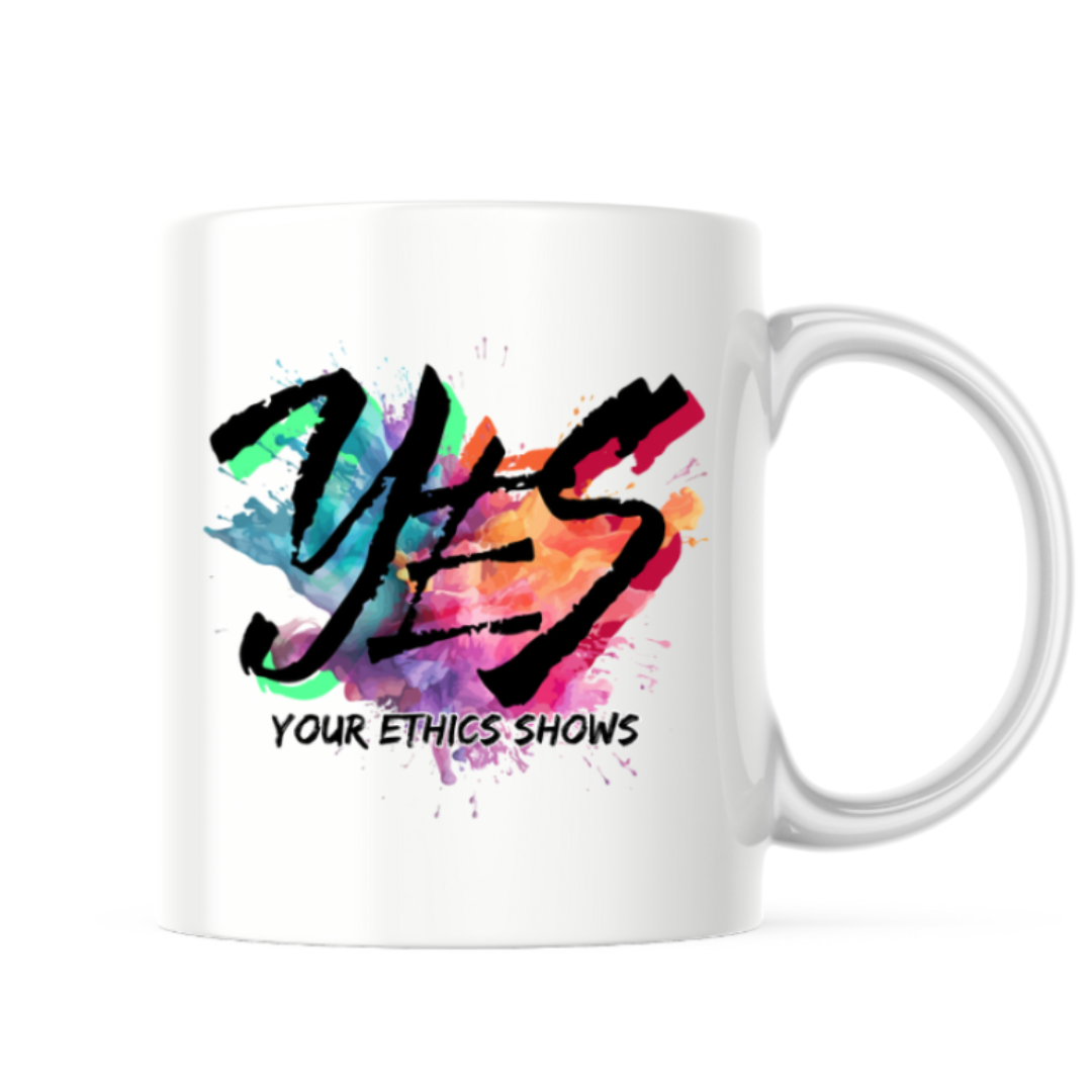 YES Graffiti Ceramic Mug
