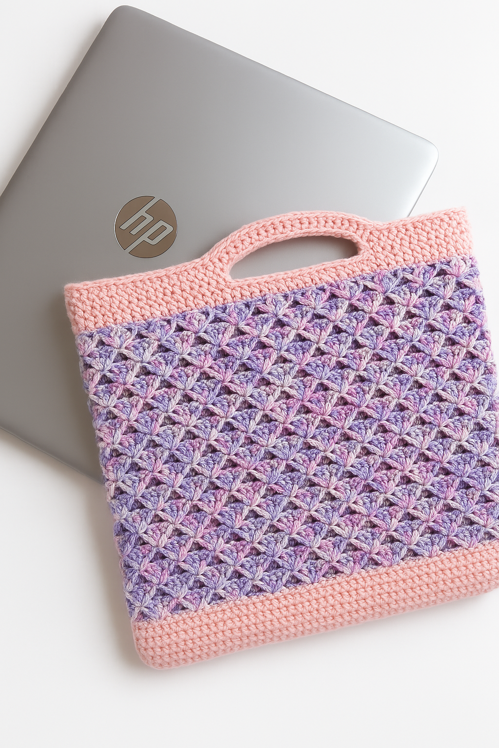 Pixie Peaks Case Crochet Laptop Sleeve - Made with love by Mai Stitches