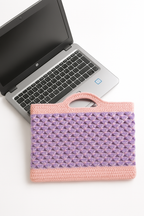 Pixie Peaks Case Crochet Laptop Sleeve - Made with love by Mai Stitches