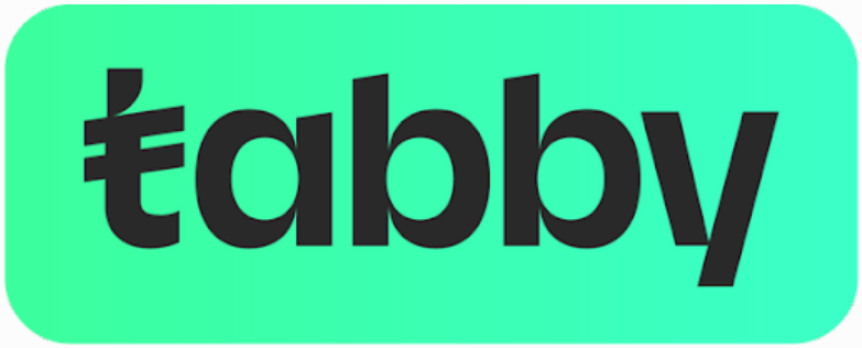 Logo of 'tabby' with a green background
